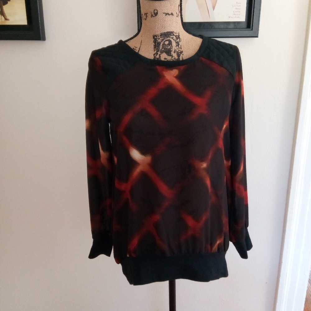 Target sheer top